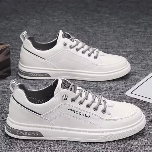 Dewitt Lancer – Classic White Casual Sneakers
